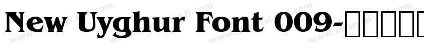 New Uyghur Font 009字体转换